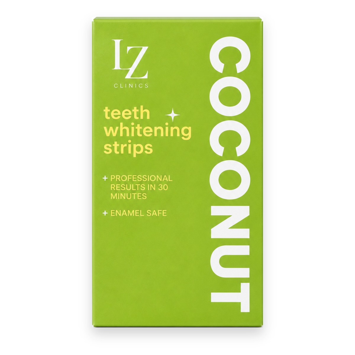 LZ Clinics whitening strips Coconut