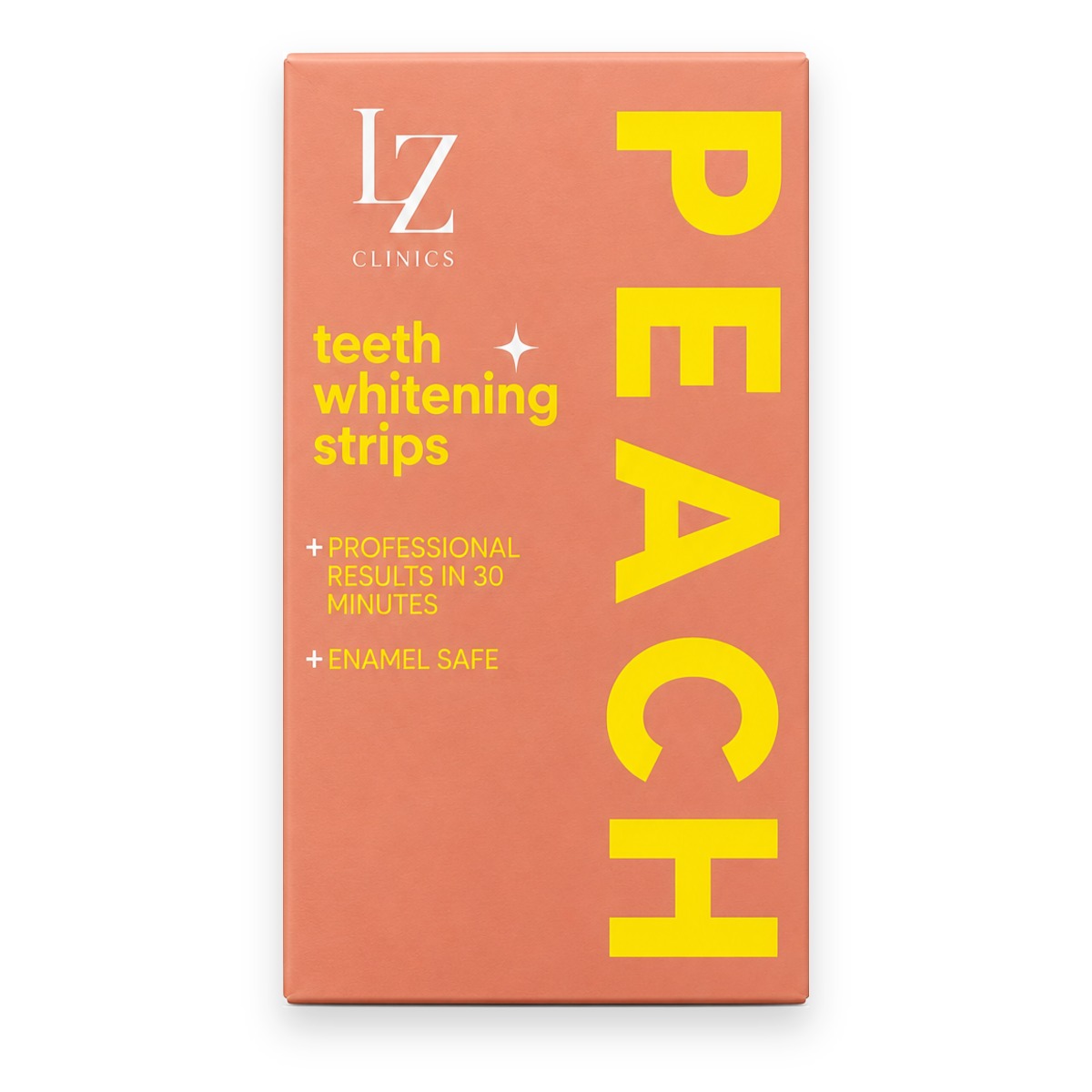 LZ Clinics whitening strips Peach