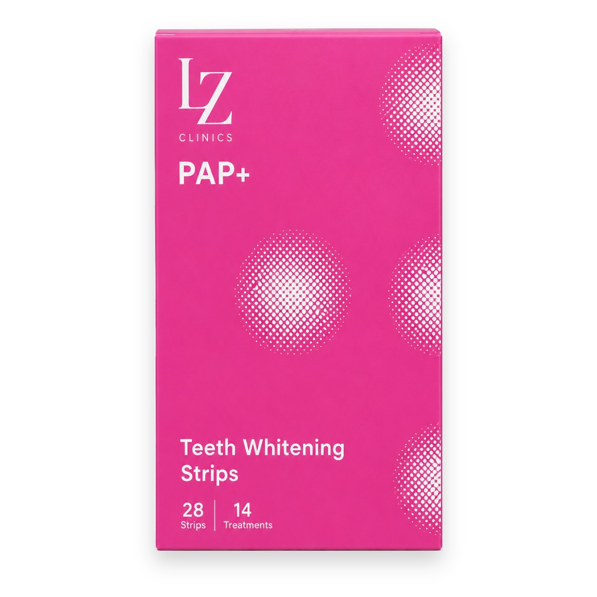 LZ Clinics PAP+ whitening strips zonder smaak